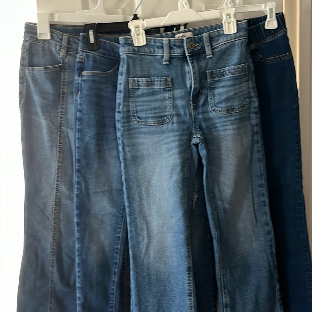 Bundle of 4 pairs of girls size 10 jeans/jeggings